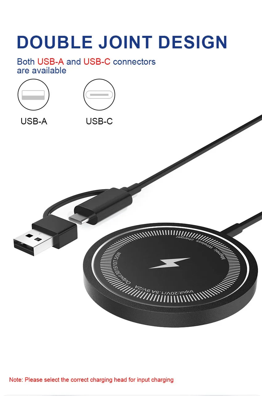 Apple iPhone Magnetic 30W Wireless Charger Fast Charging Pad Stand