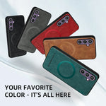 Samsung Galaxy Leather Magsafe Phone Case