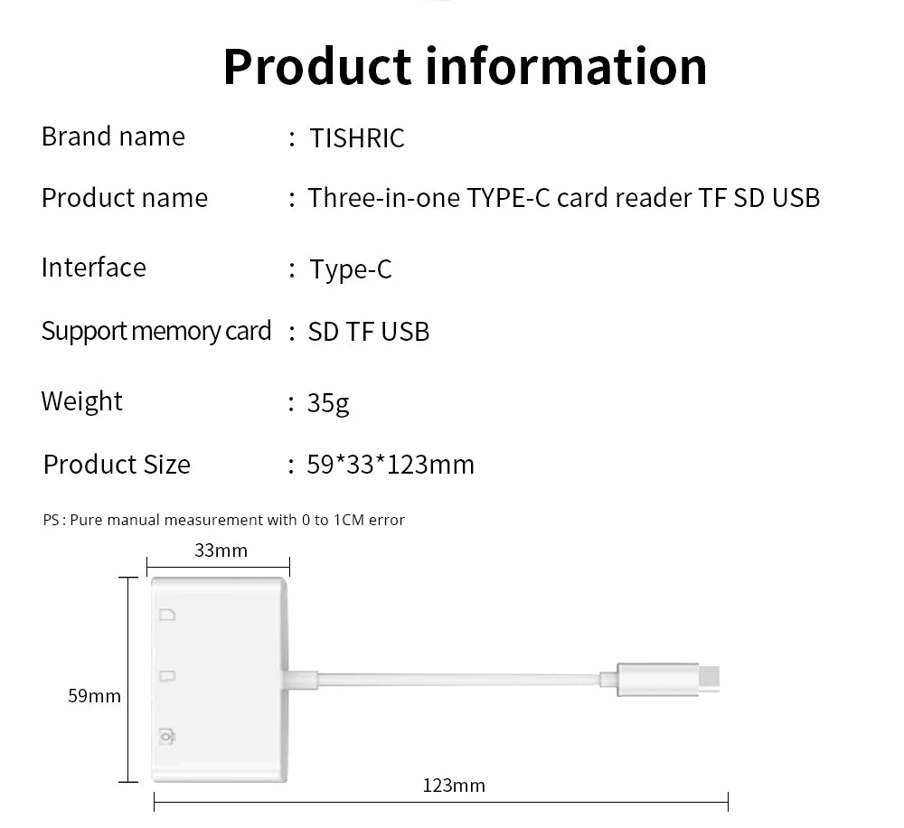 Multi Choice Card Readers - USB, USB-C, Micro USB, TF & SD