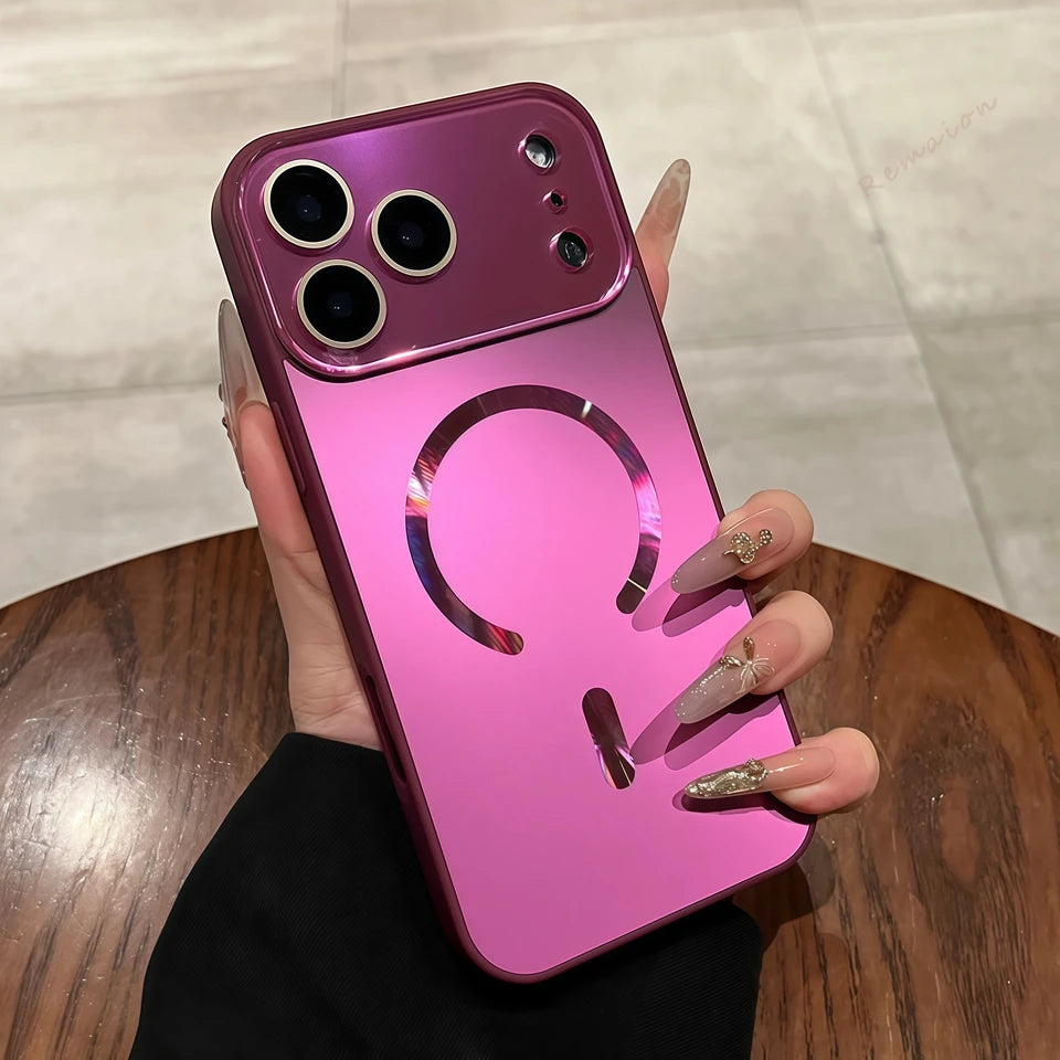 Apple iPhone - Titanium Magnetic Mirror Case