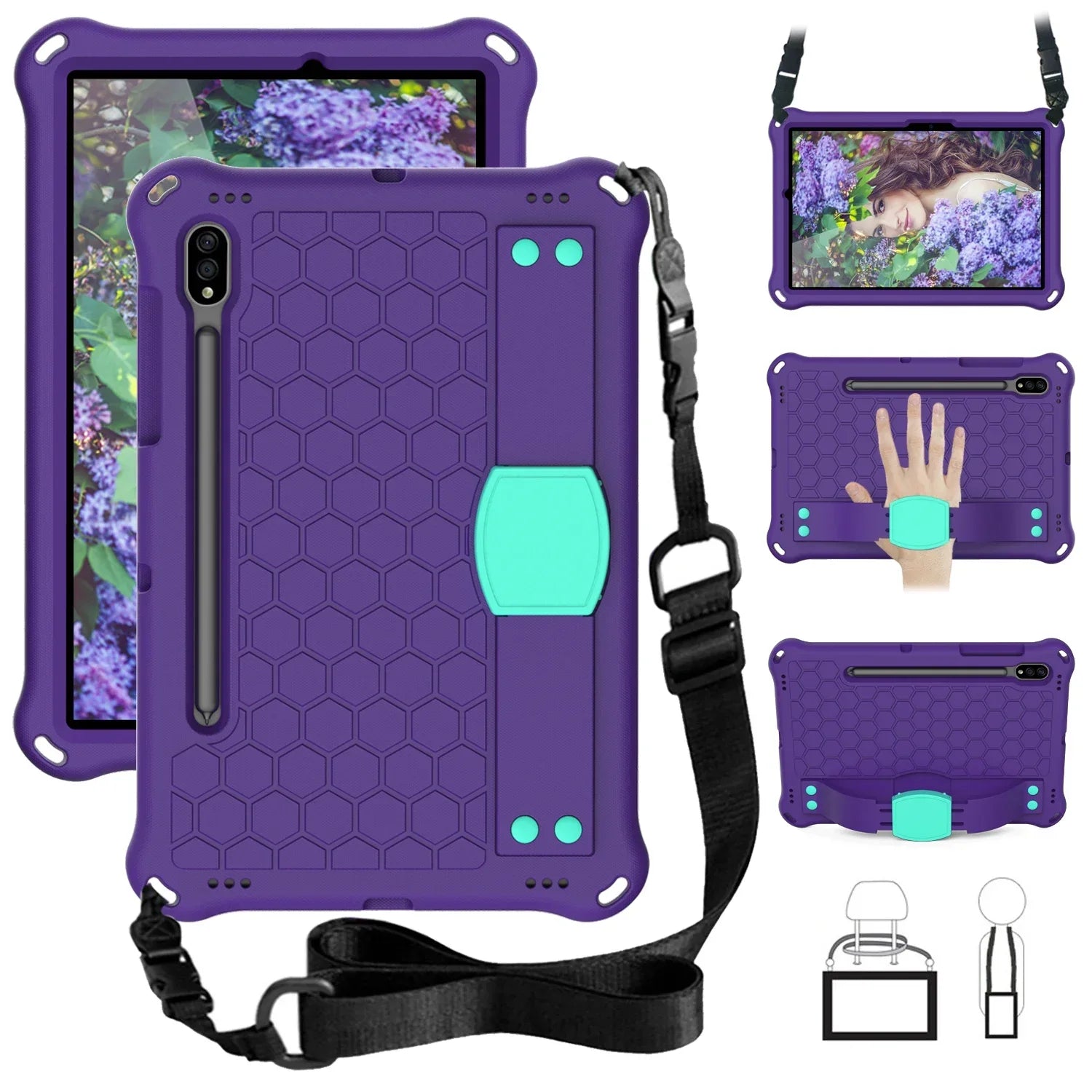 Samsung Galaxy Tablet Case - S10 FE S9 S8 S7