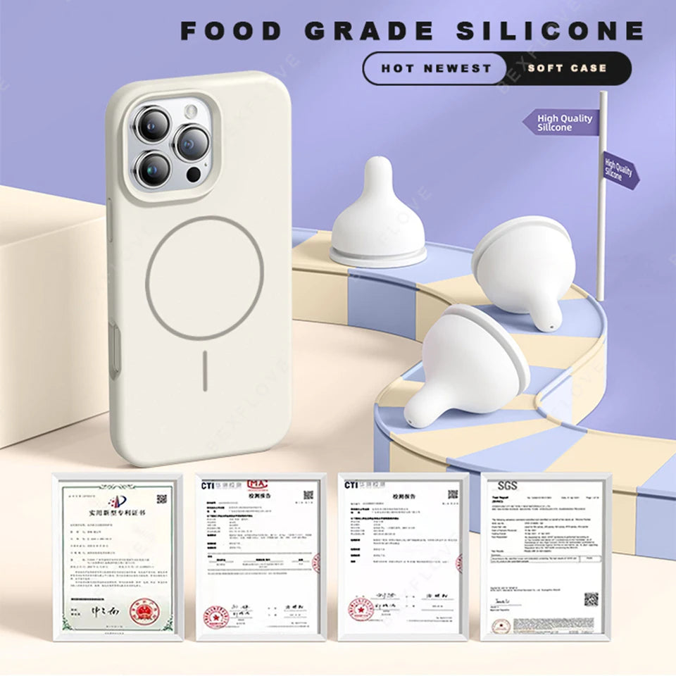 Apple iPhone Magsafe Silicone Phone Case
