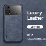 Xiaomi POCO M4 Pro Luxury PU Leather Magsafe Phone Case