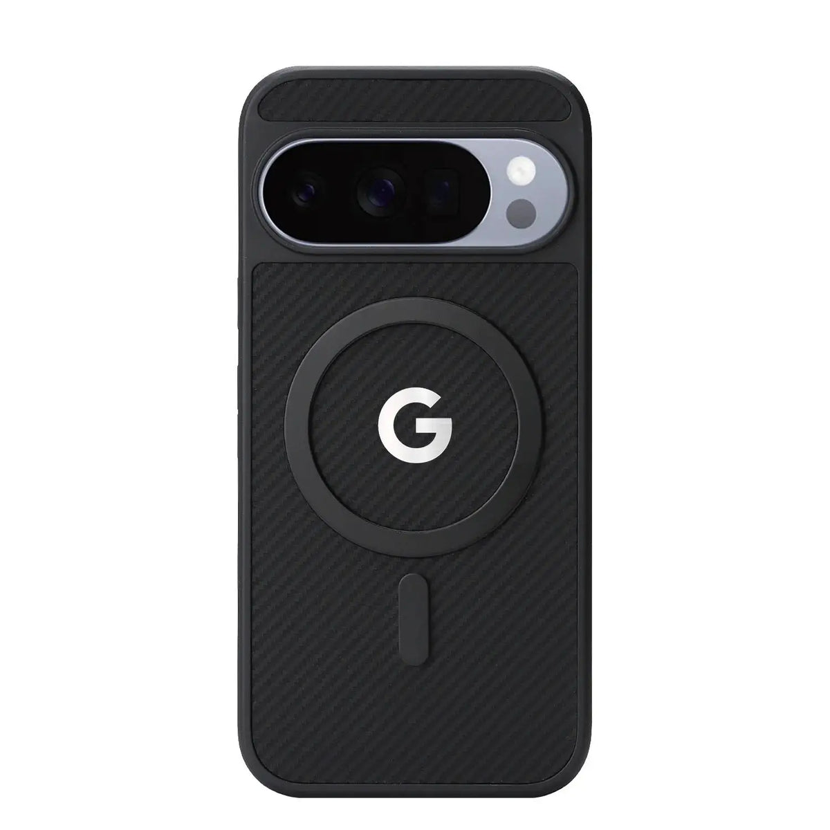 High End Carbon Fiber Texture Leather Phone Case For Google Pixel 10 9 ProXL 10A 9A For MagSafe Wireless Charger Anti-Drop Cover by Mobile Supplies Online