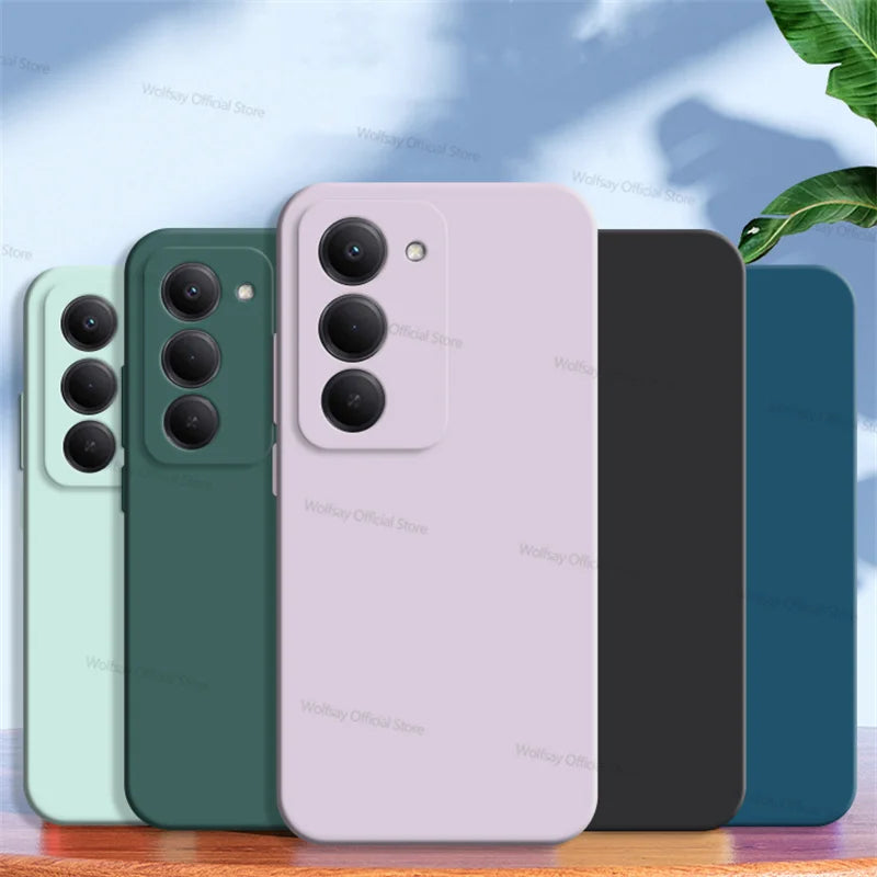 Xiaomi Redmi 15 Shockproof Liquid Silicone Phone Case