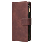 Leather Zipper Wallet Case for Samsung Galaxy