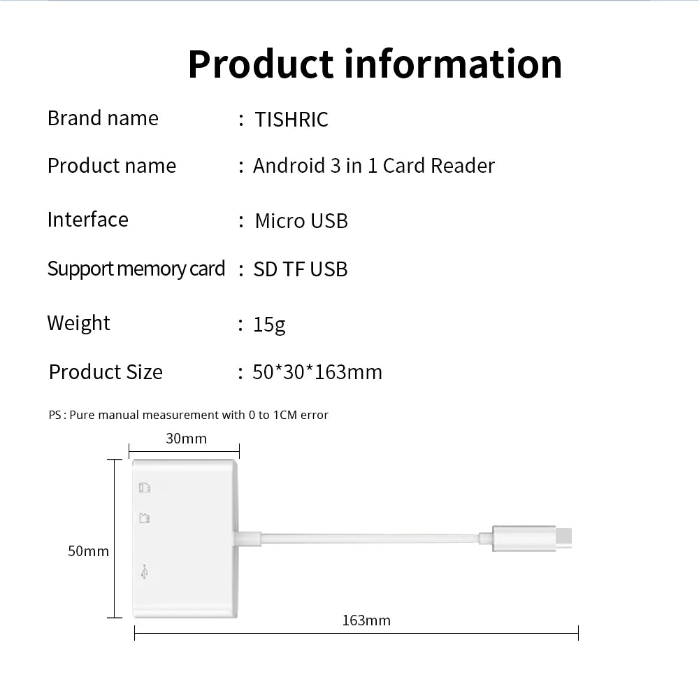 Multi Choice Card Readers - USB, USB-C, Micro USB, TF & SD