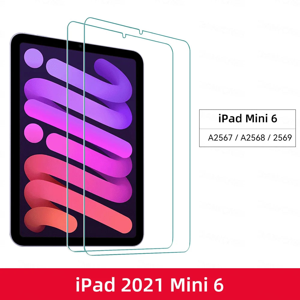 Apple iPad - Tempered Glass Screen Protector - 2 Pack