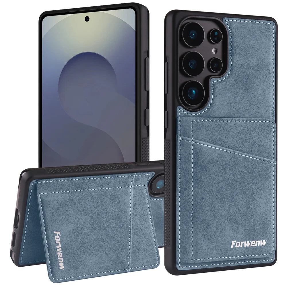 Samsung Galaxy Luxury Leather Flip Case