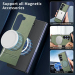 Magnetic Leather Case Samsung Galaxy Z Fold Luxury Cover