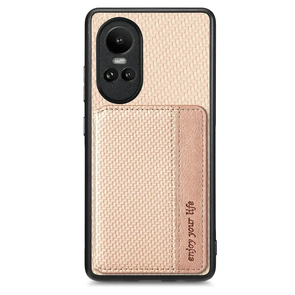 Funda RFID Leather Card Wallet Case For OPPO Reno