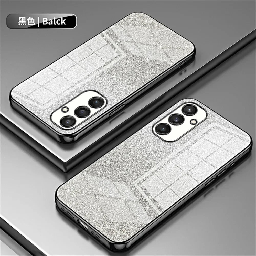 Samsung Galaxy S Series Case Gradient Glitter Soft Silicone Back