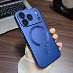 Apple iPhone Metallic Magsafe Soft Case with Lens Protector