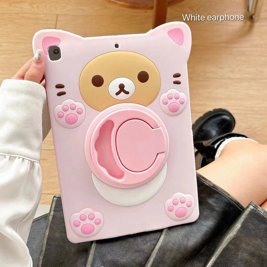Apple iPad Kids Cartoon Silicone Case