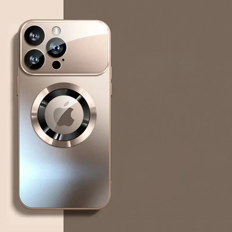 Apple iPhone - Sleek Magnetic Titanium Finish Case