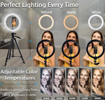 Selfie Ring Light Photography Tripod