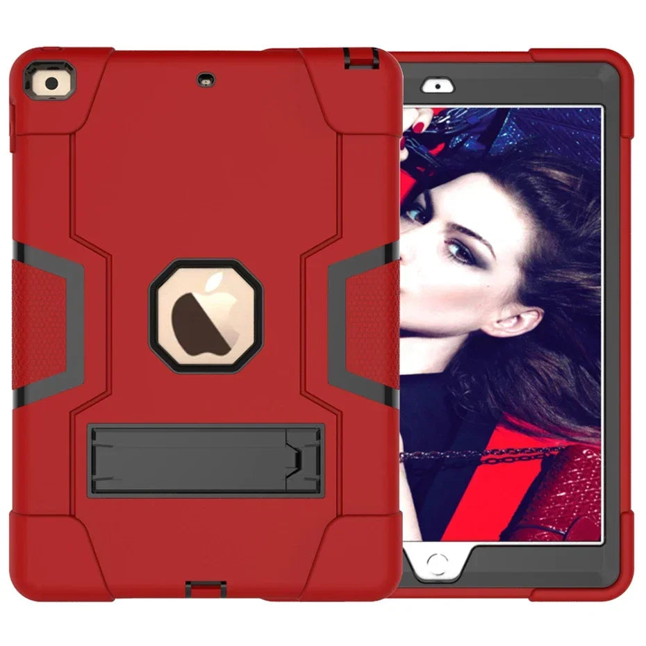 Apple iPad Armor Shockproof Kids Tablet Case with Stand
