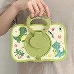 Apple iPad Kids Cartoon Silicone Case with Stand