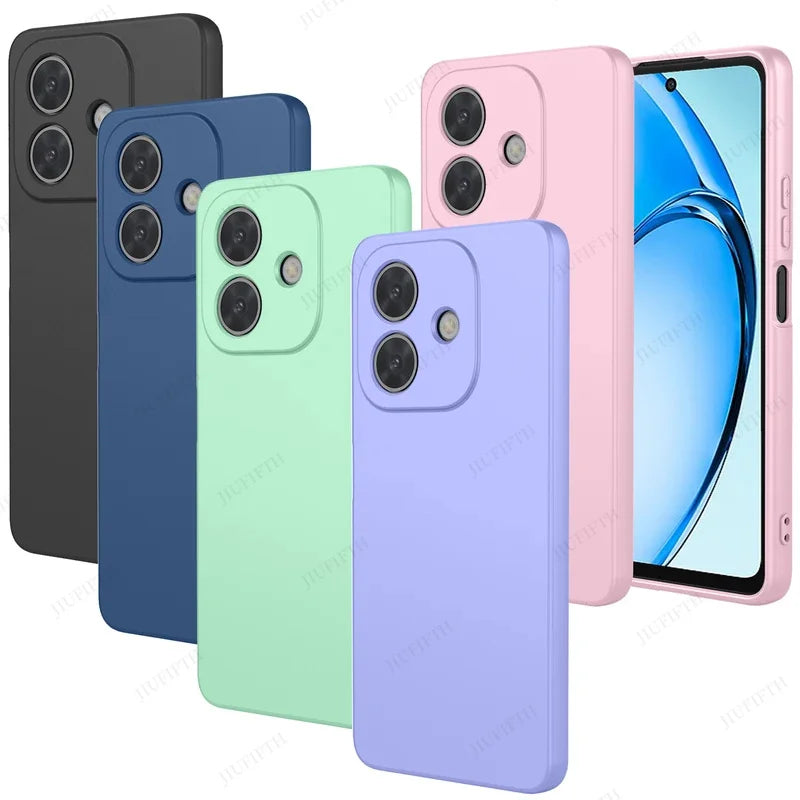 OPPO Luxury Original Liquid Silicone Phone Case