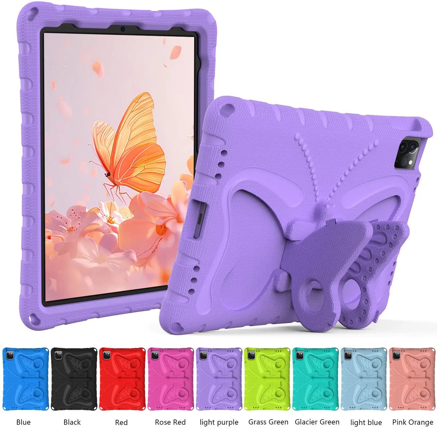 Apple iPad Kids Cartoon Silicone Case with Stand