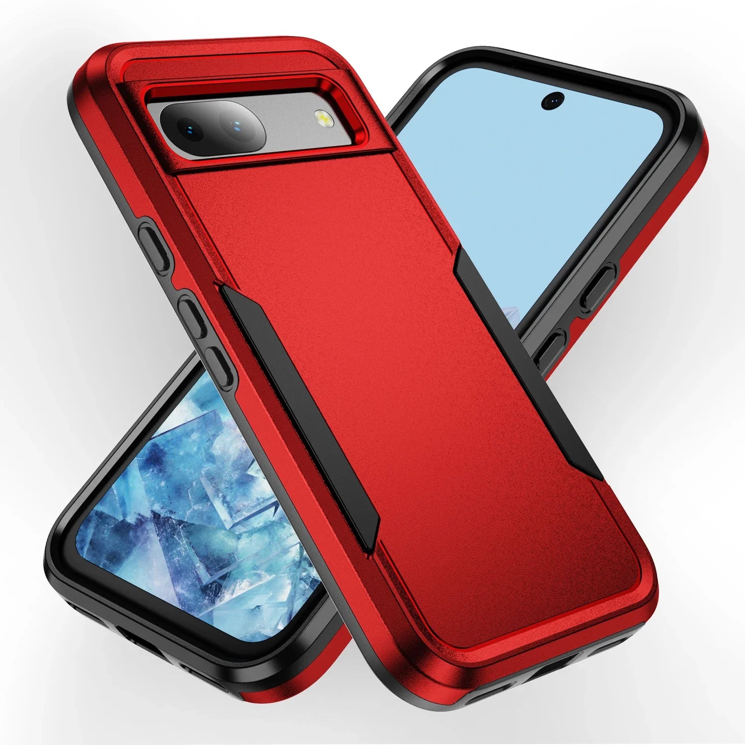 Google Pixel TPU + PC Soft & Hard Armor Phone Case