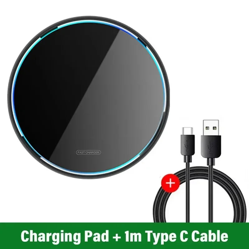 100W Wireless Fast Charging Docking Station - Apple & Android