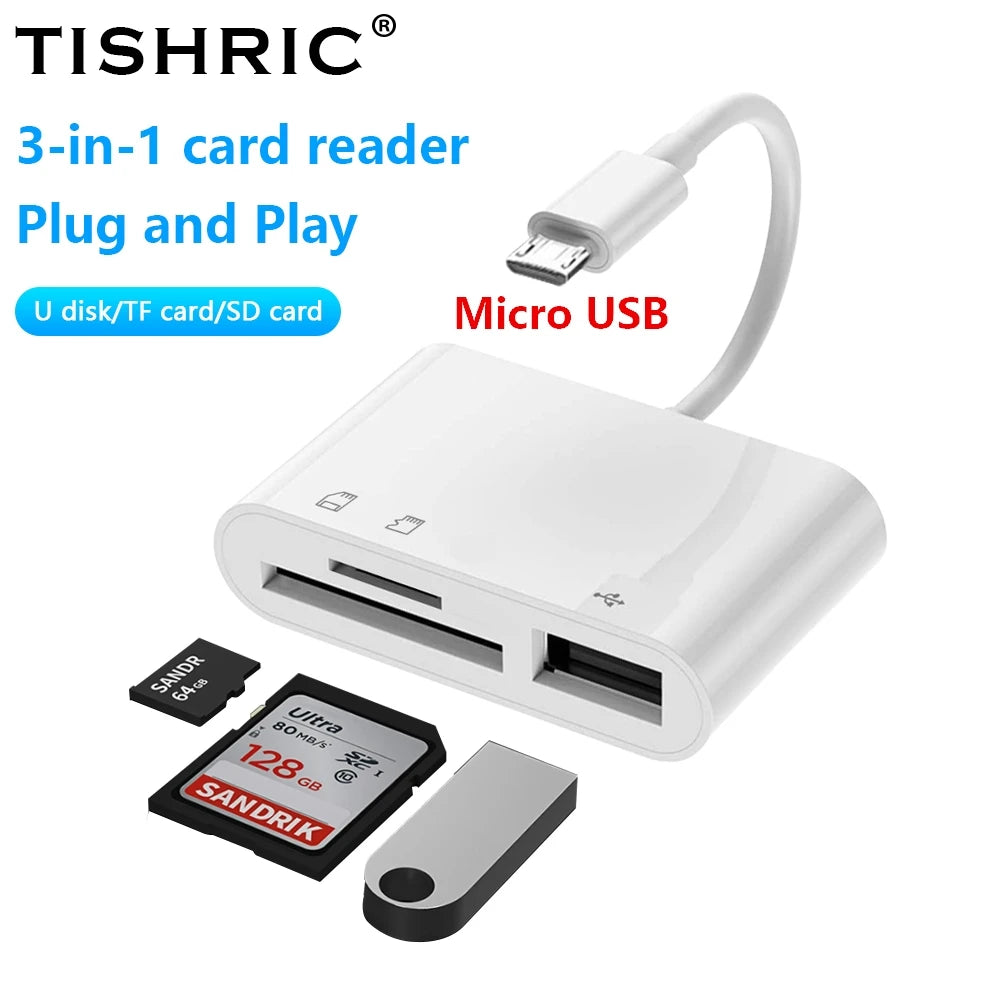 Multi Choice Card Readers - USB, USB-C, Micro USB, TF & SD