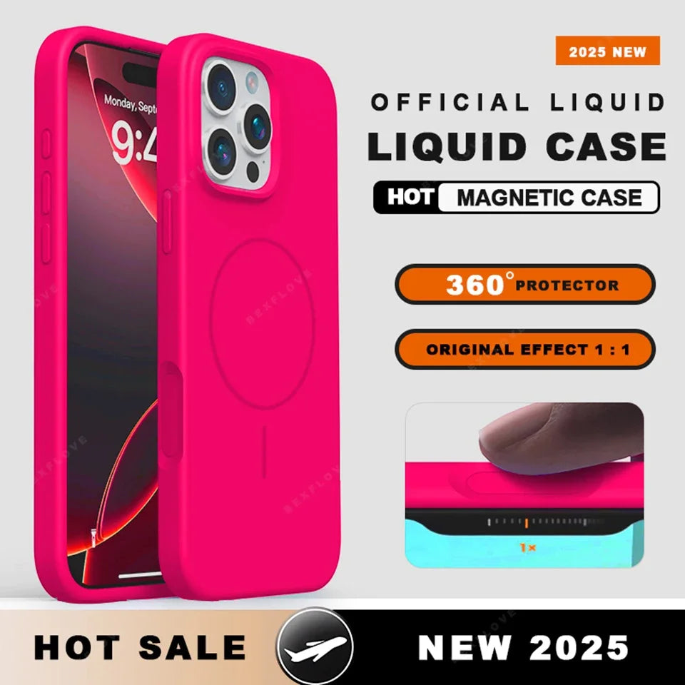 Apple iPhone Magsafe Silicone Phone Case