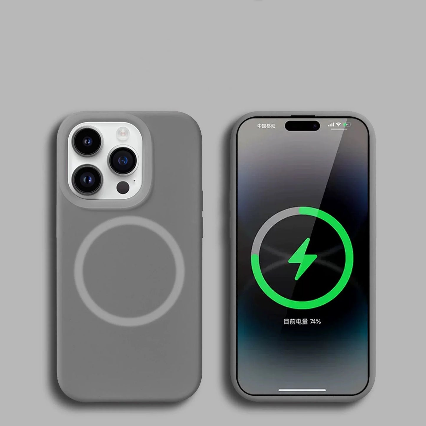 Apple iPhone Premium iPhone Liquid Jelly Magsafe Case