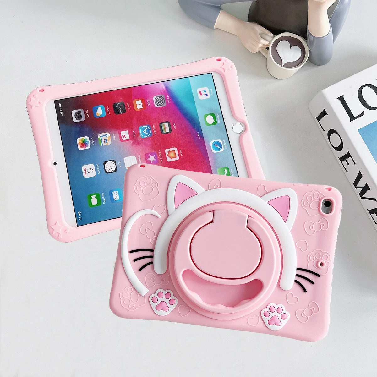 Samsung Galaxy Tablet Kids Cartoon Silicone Case