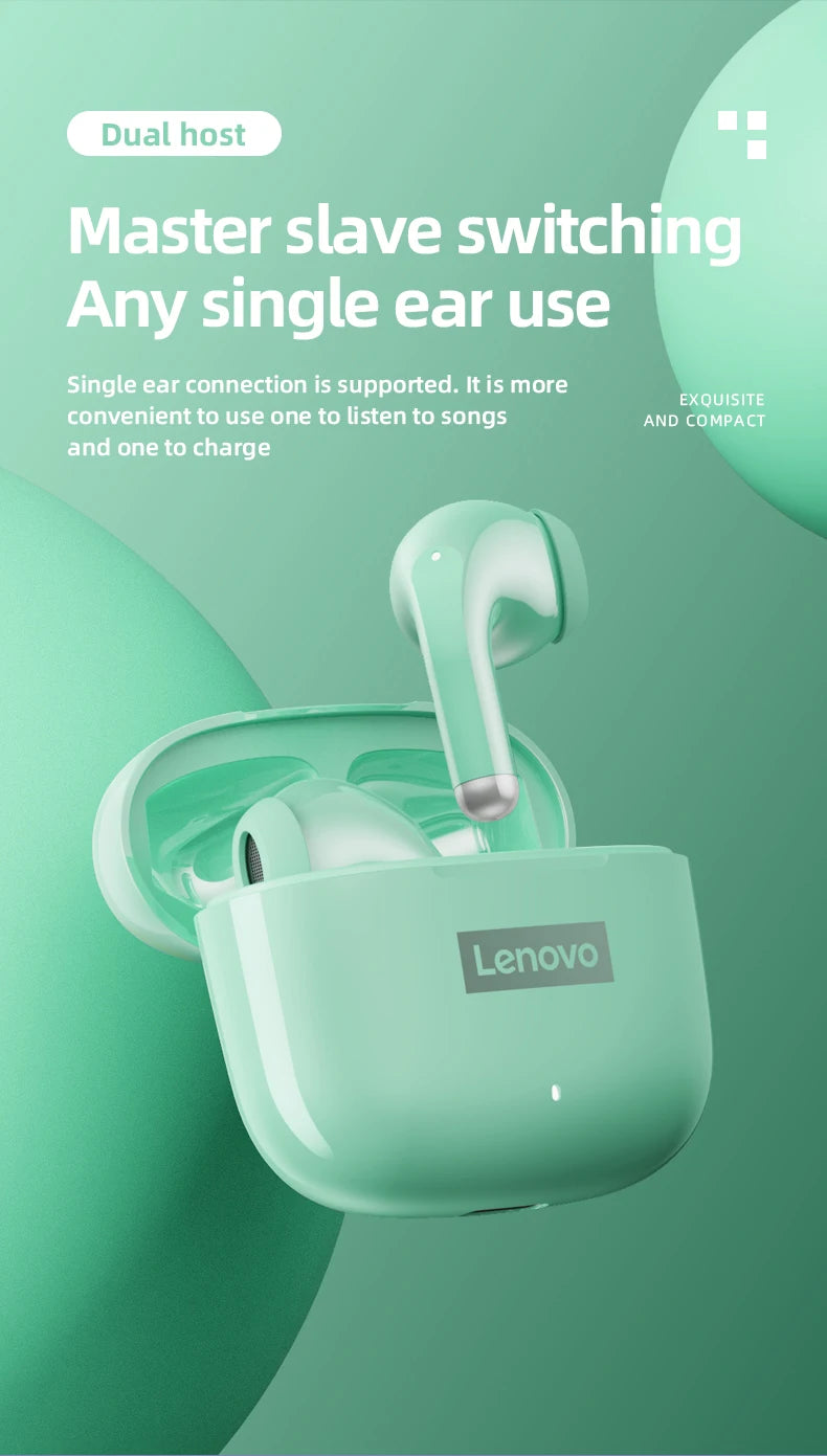 Lenovo Multi-Colour Bluetooth Wireless TWS Earphones