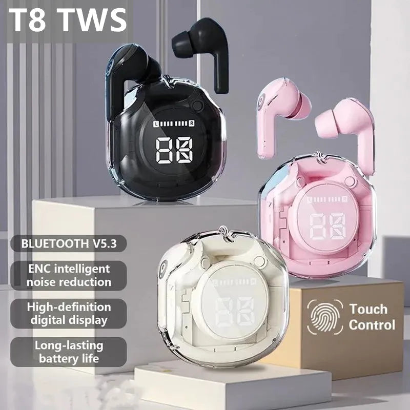 T8 PRO TWS Bluetooth Earbuds