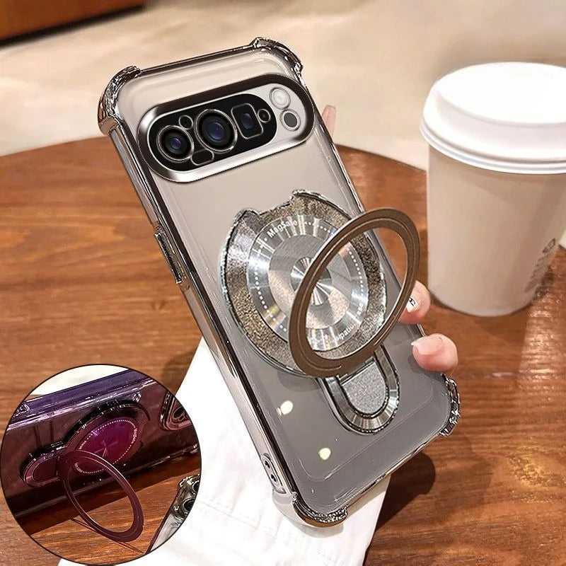 Google Pixel Clear Shockproof Magsafe Phone Case