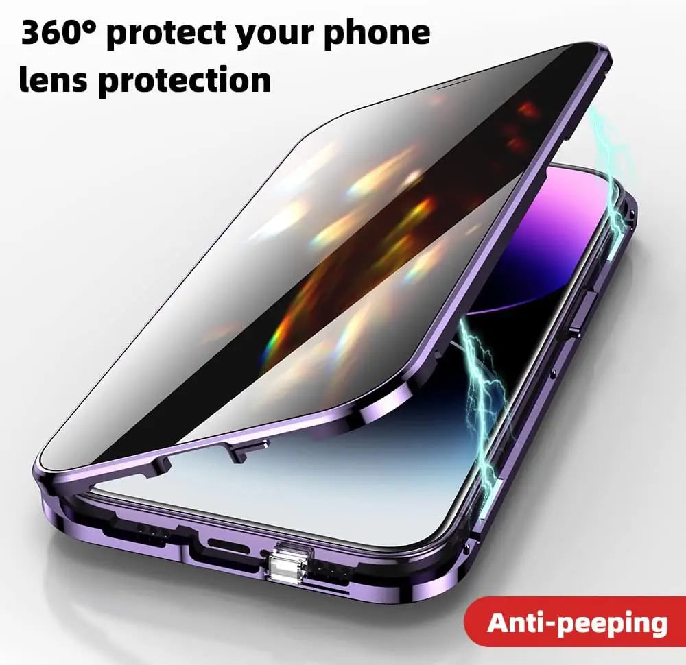 Apple iPhone 360° Full Protection Privacy Phone Case