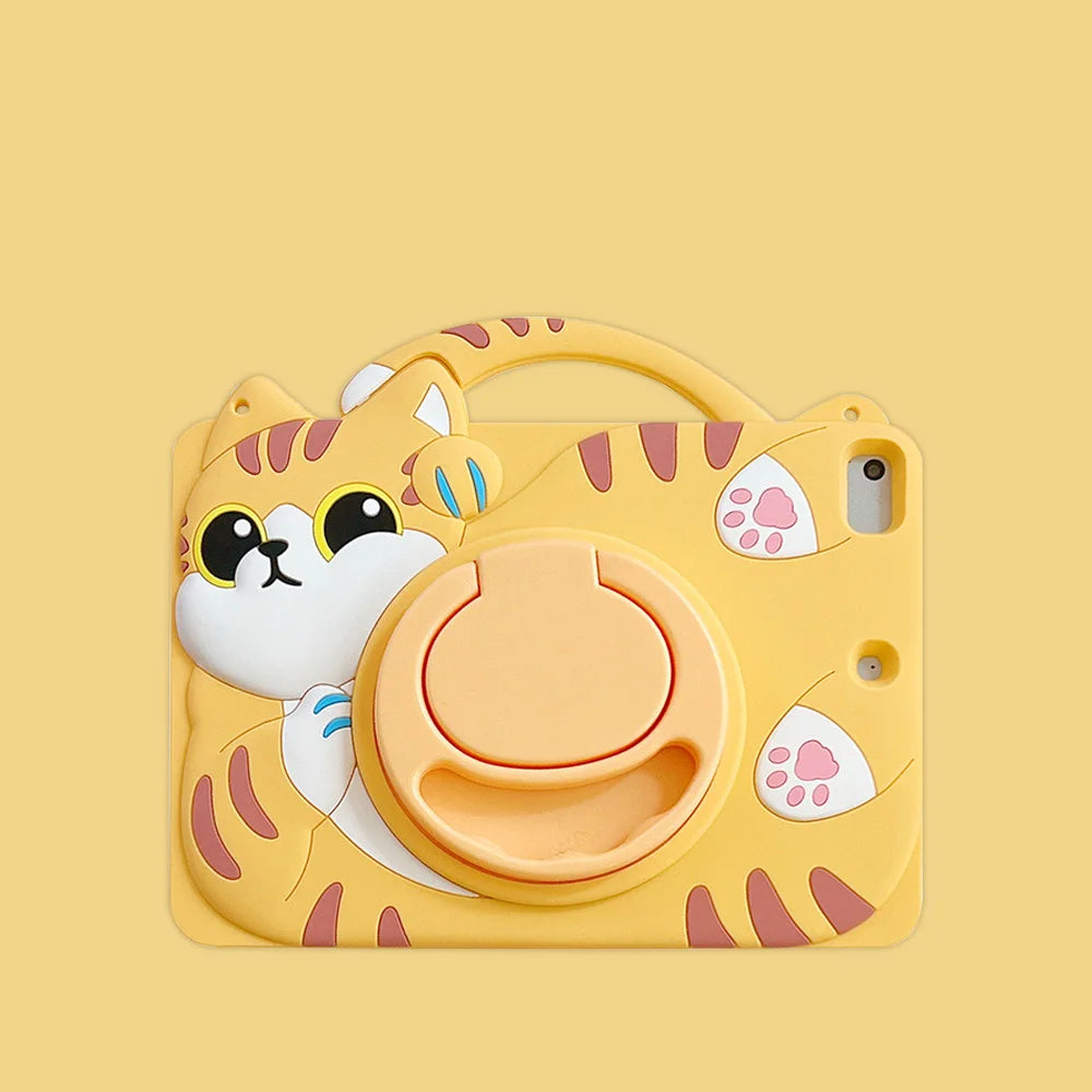 Apple iPad Kids Cute Cartoon Silicone Case
