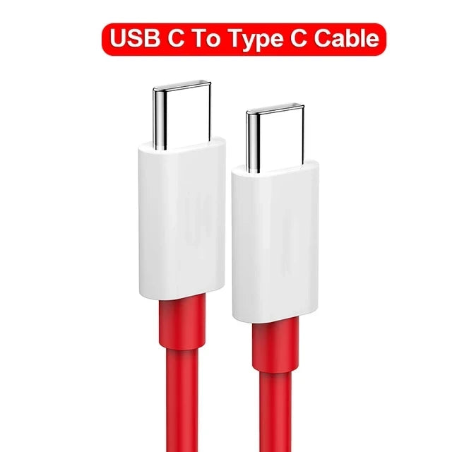 65W Super Fast Charger Cable For Apple & Android - USB to USB-C & USB-C to USB-C