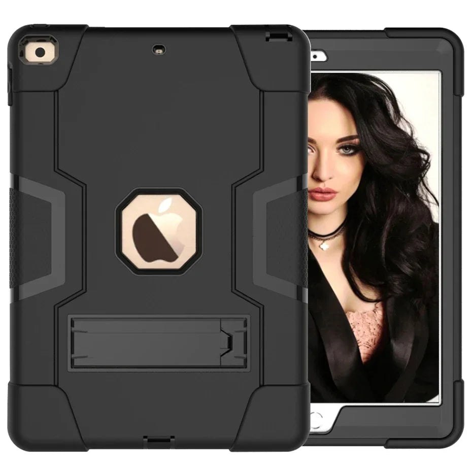 Apple iPad Armor Shockproof Kids Tablet Case with Stand