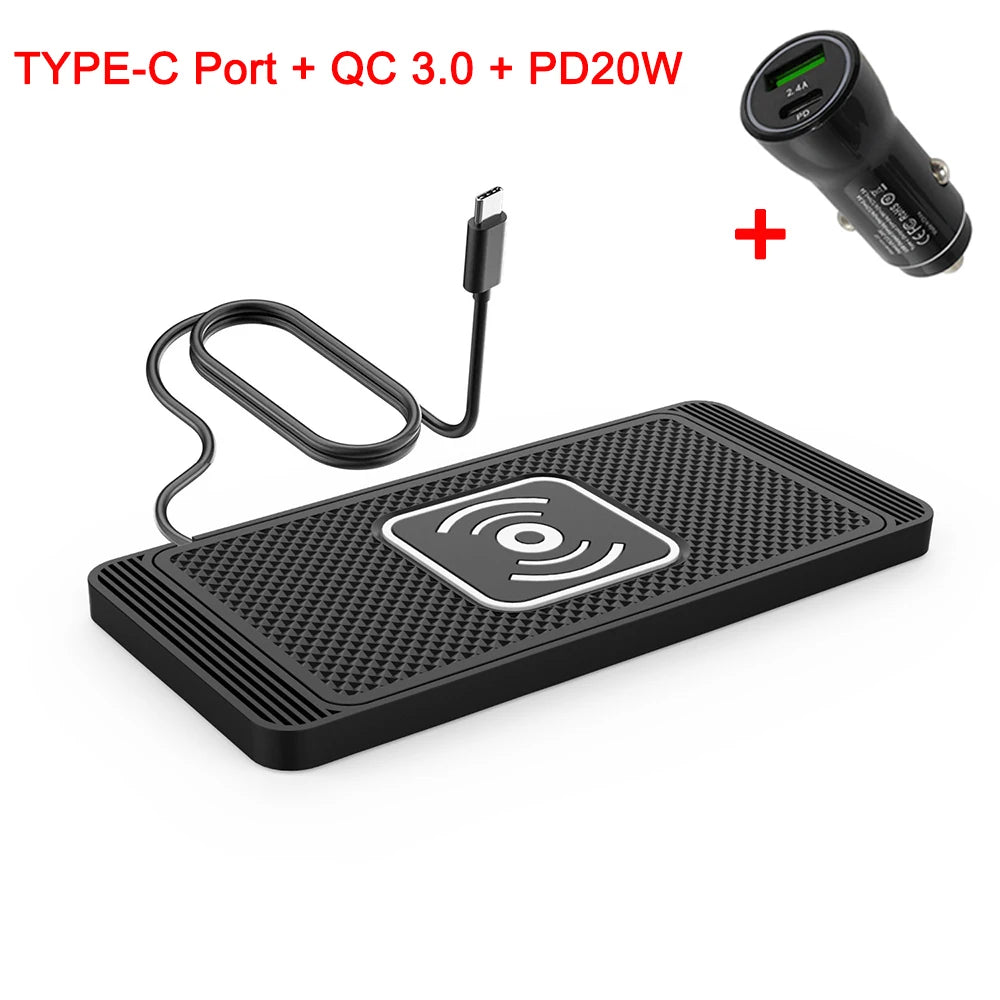 Apple & Andriod Universal Wireless Charger Non-Slip Pad