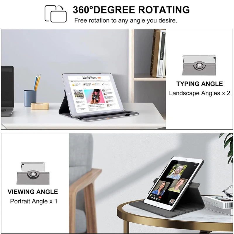 Apple iPad 360 Degree Rotating Smart Case