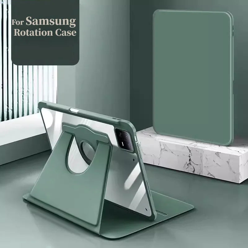 Samsung Galaxy S10 S9 Ultra 14.6" S8 S7 FE A9 + Plus A8 A7 S6 Lite 8.7" Flip Cover with Pen Holder