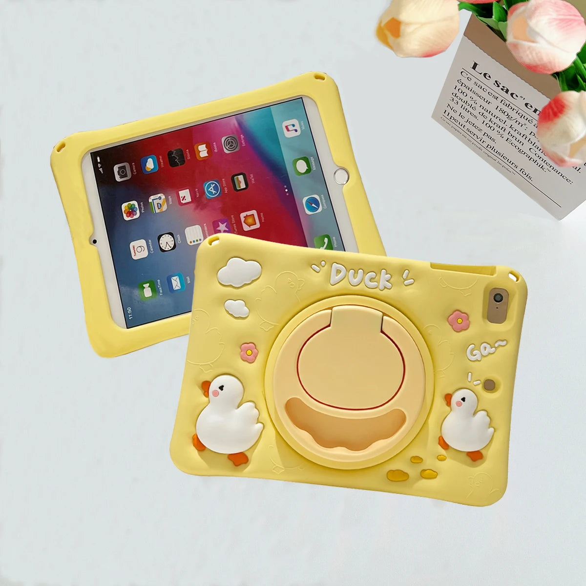 Samsung Galaxy Tablet Kids Cartoon Silicone Case