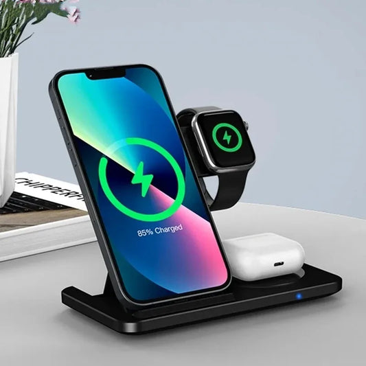 iPhone - 3 in 1 Wireless Charger Stand Pad