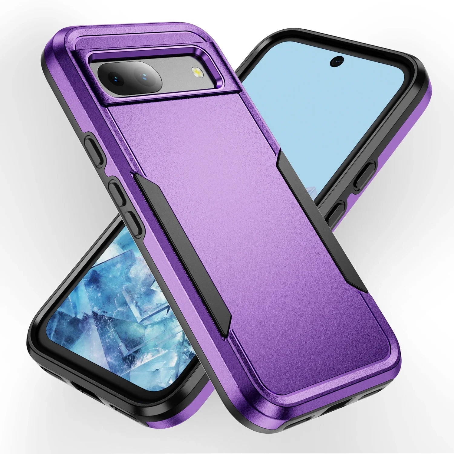 Google Pixel TPU + PC Soft & Hard Armor Phone Case