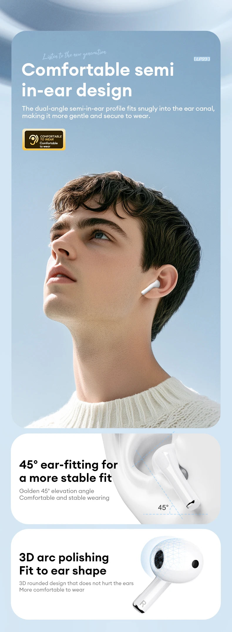 Lenovo Thinkplus Bluetooth Wireless TWS Earphones