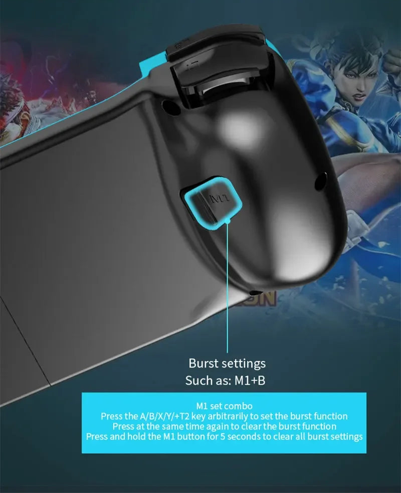 Wireless Bluetooth Stretchable Game Controller For Apple & Android Mobile Phone