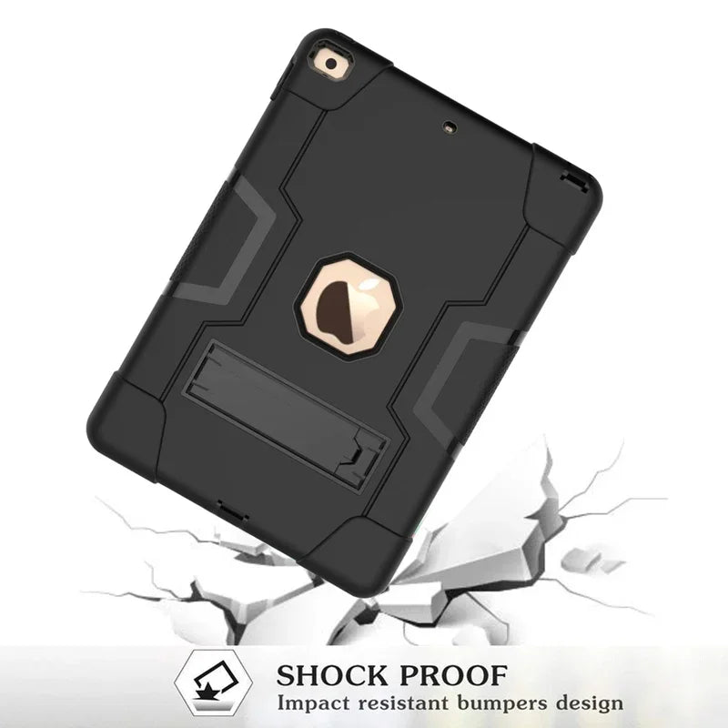 Apple iPad Armor Shockproof Kids Tablet Case with Stand