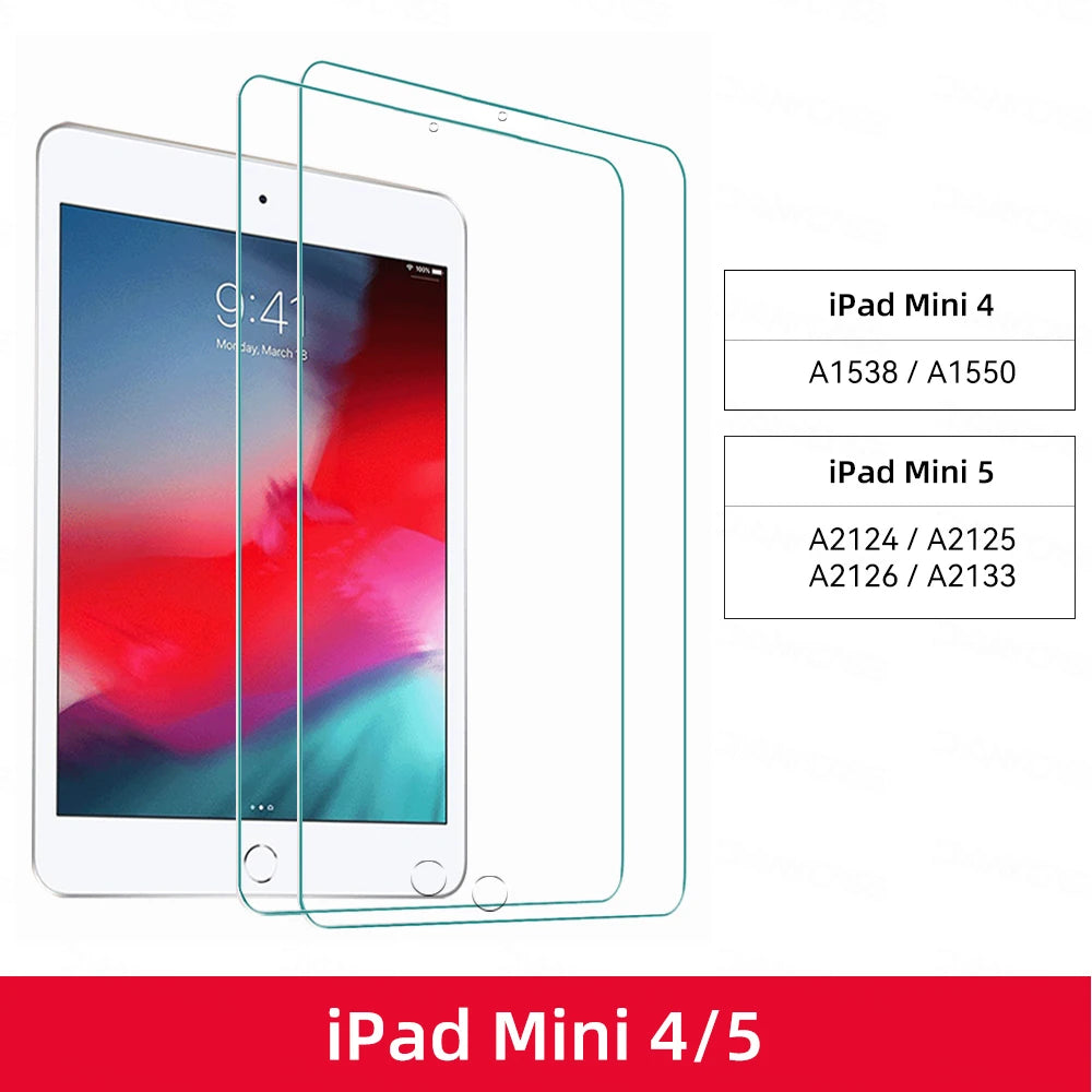 Apple iPad - Tempered Glass Screen Protector - 2 Pack