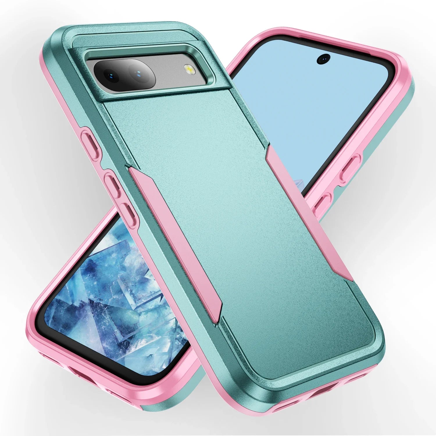 Google Pixel TPU + PC Soft & Hard Armor Phone Case