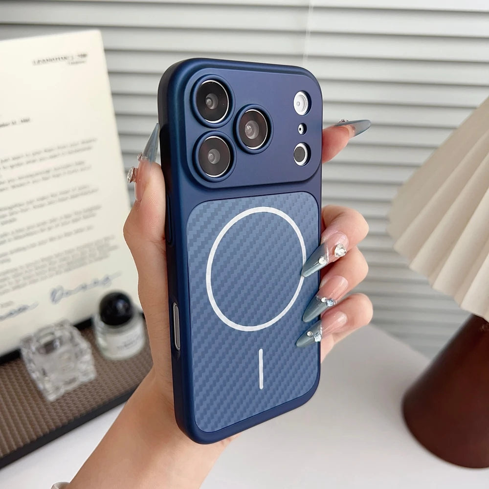 Apple iPhone - Carbon Fiber MagSafe Anti Scratch Case