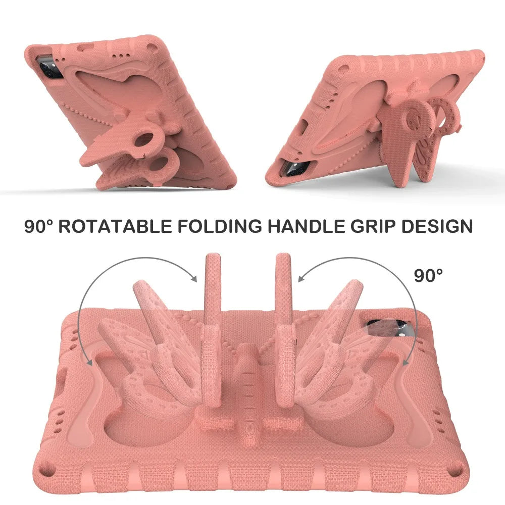 Apple iPad Kids Cartoon Silicone Case with Stand